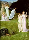 Pierre Cecile Puvis de Chavannes Death and the Maiden painting
